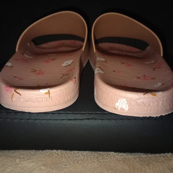 Women's Coach Floral Slides size 8 - Picture 5 of 8